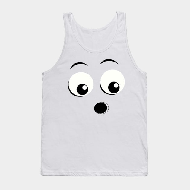 Emoji - surprised face Tank Top by Aurealis